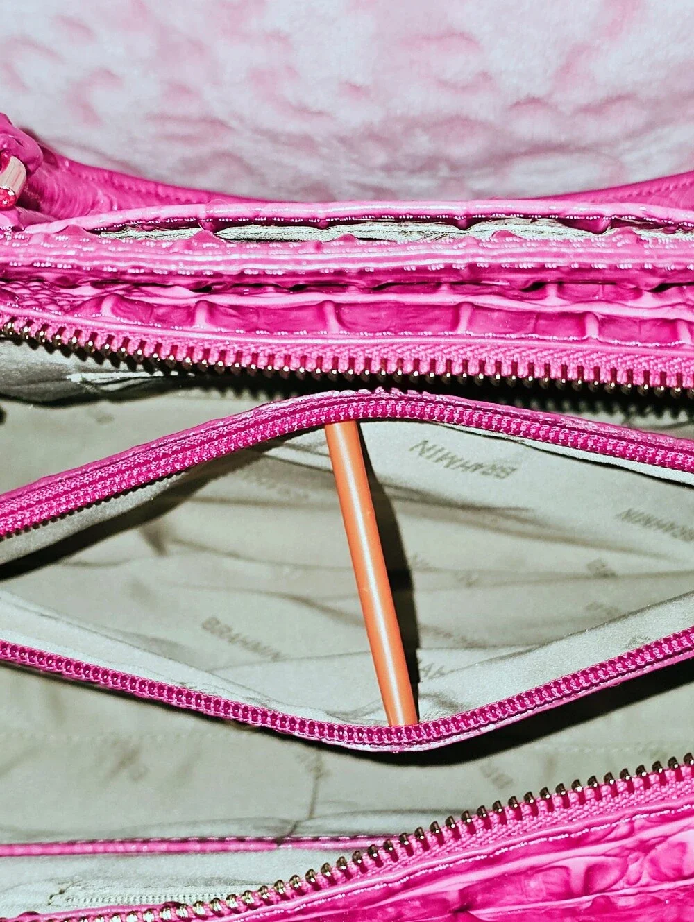 NWT Brahmin PARADISE PINK Small Finley